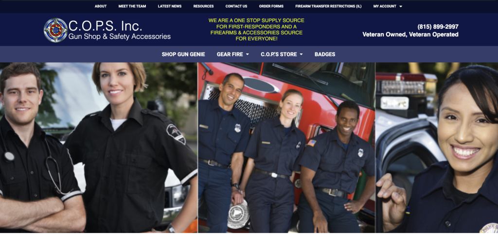 COPS Inc. old design