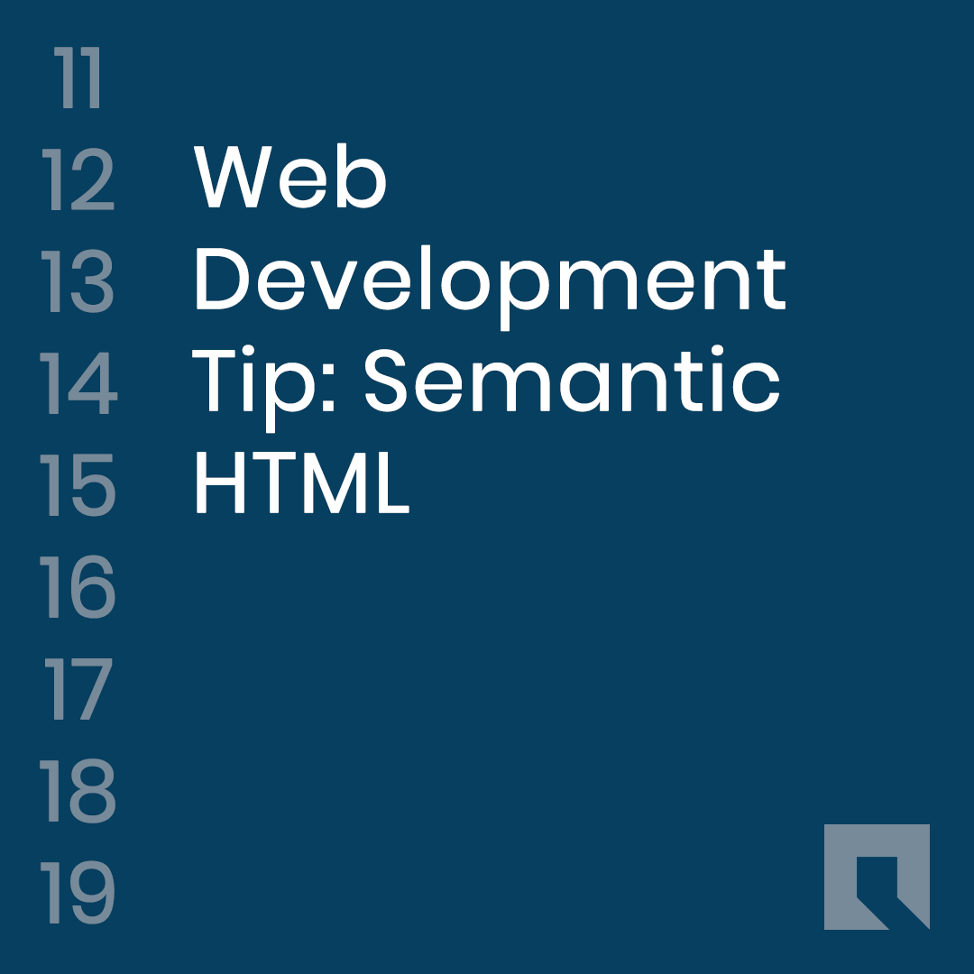 gif file of a code changing from to to showcase the importance of Semantic HTML.